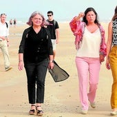 La ministra para la Transición Ecológica, Sara Aagesen, esta semana en San Fernando (Cádiz).