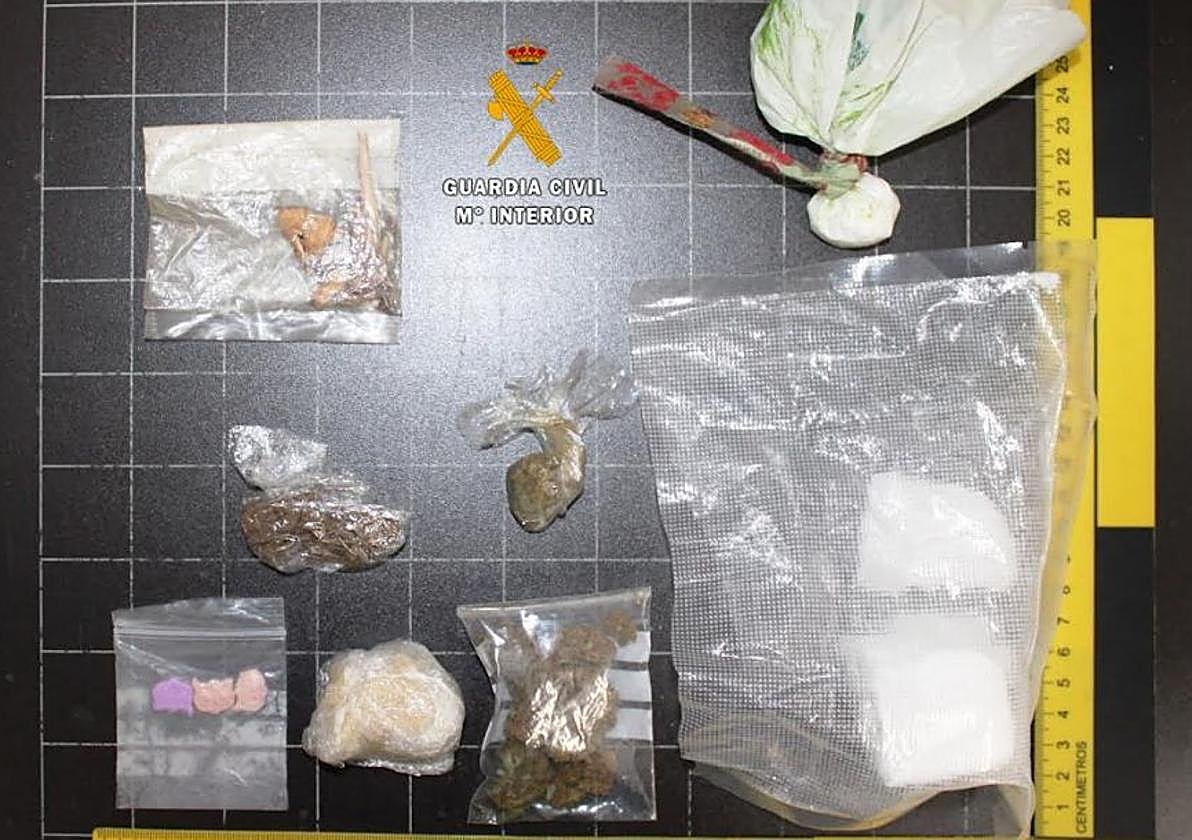 Imagen de la droga incautada.