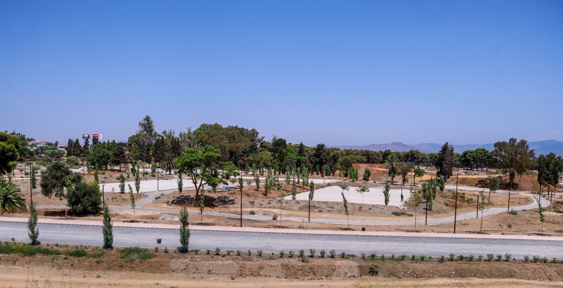 Vista general de los terrenos