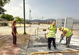 Mejoras en el recinto ferial 'angel Harillo'.