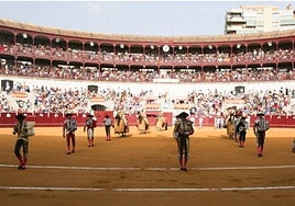 Imagen de archivo de un paseíllo en La Malagueta.