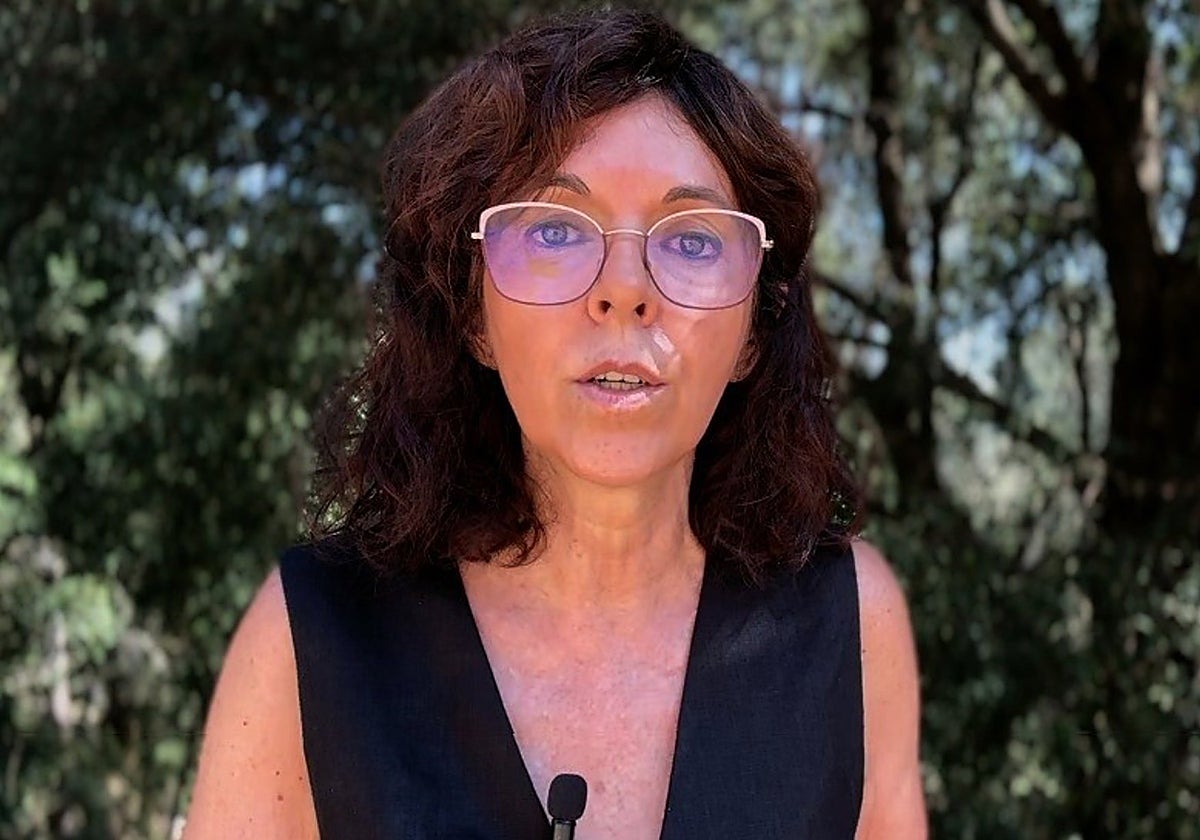 La secretaria de Salud del PSOE-A, María Ángeles Prieto.