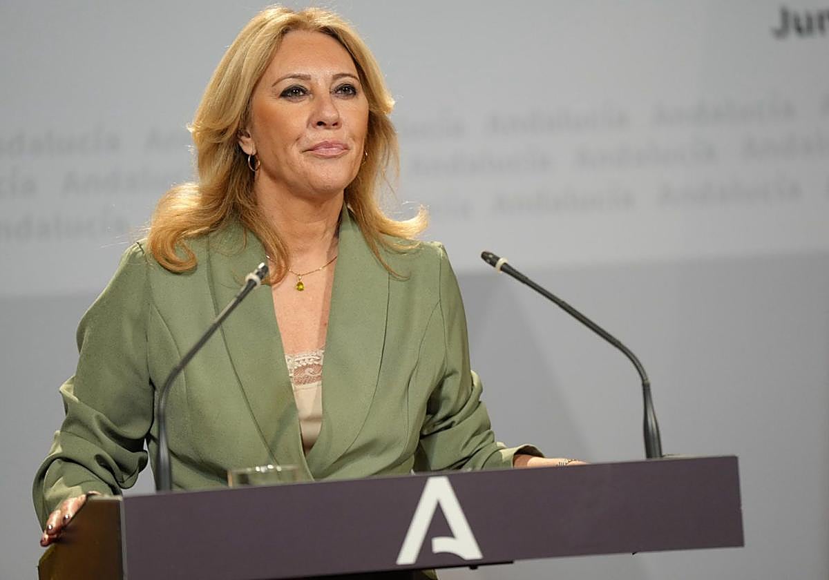 La consejera de Economía, Hacienda y Fondos Europeos de la Junta de Andalucía, Carolina España.