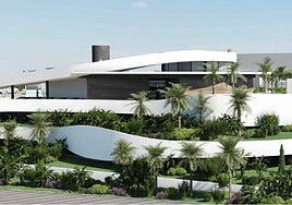 Recreación virtual de cómo quedaría el futuro aparcamiento de 847 plazas en Nerja.