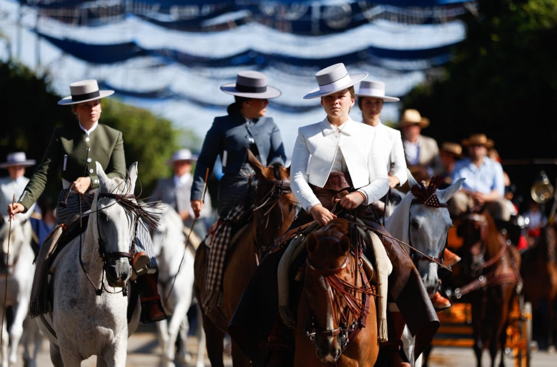 Cabalgando por la feria entre generaciones
