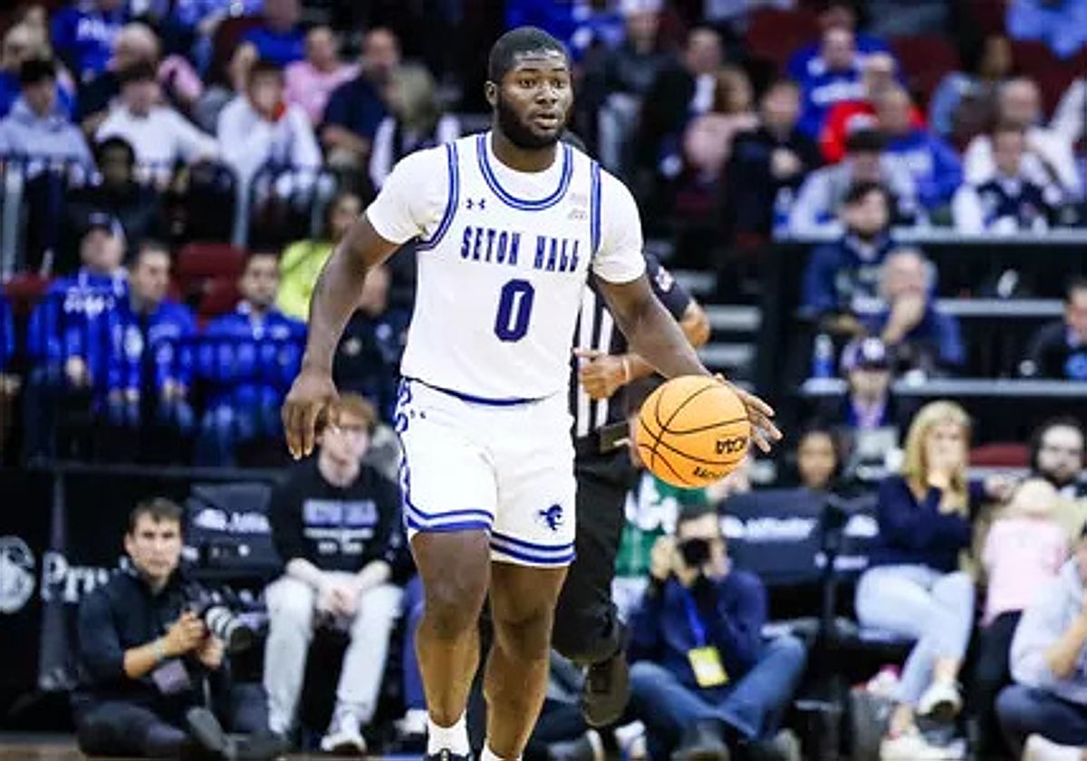Dylan Addae-Wusu, durante su época en Seton Hall.