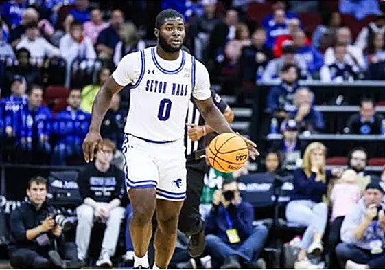 Dylan Addae-Wusu, durante su época en Seton Hall.