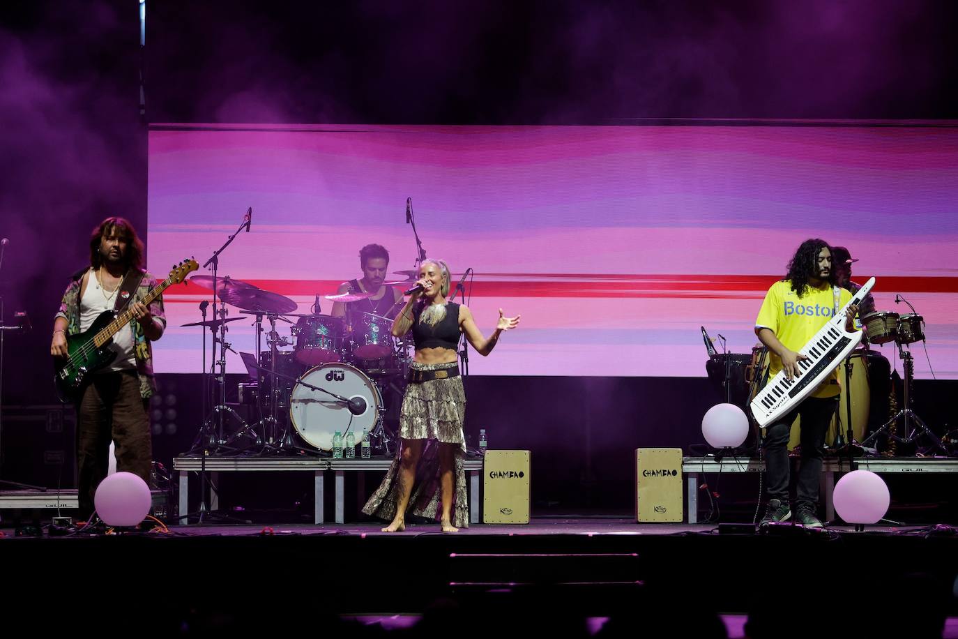 Las mejores imágenes del concierto de Chambao en la Feria de Málaga 2025