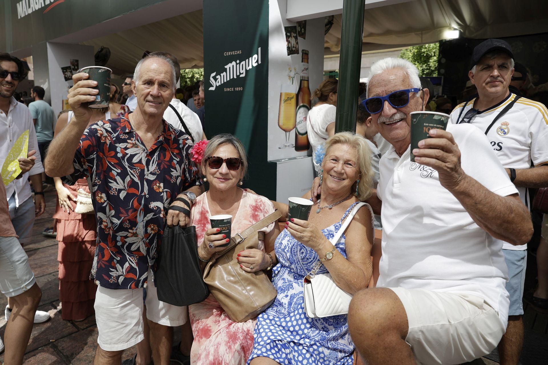 Juan Márquez, Paqui González, María Gil y Bernardo Municio.