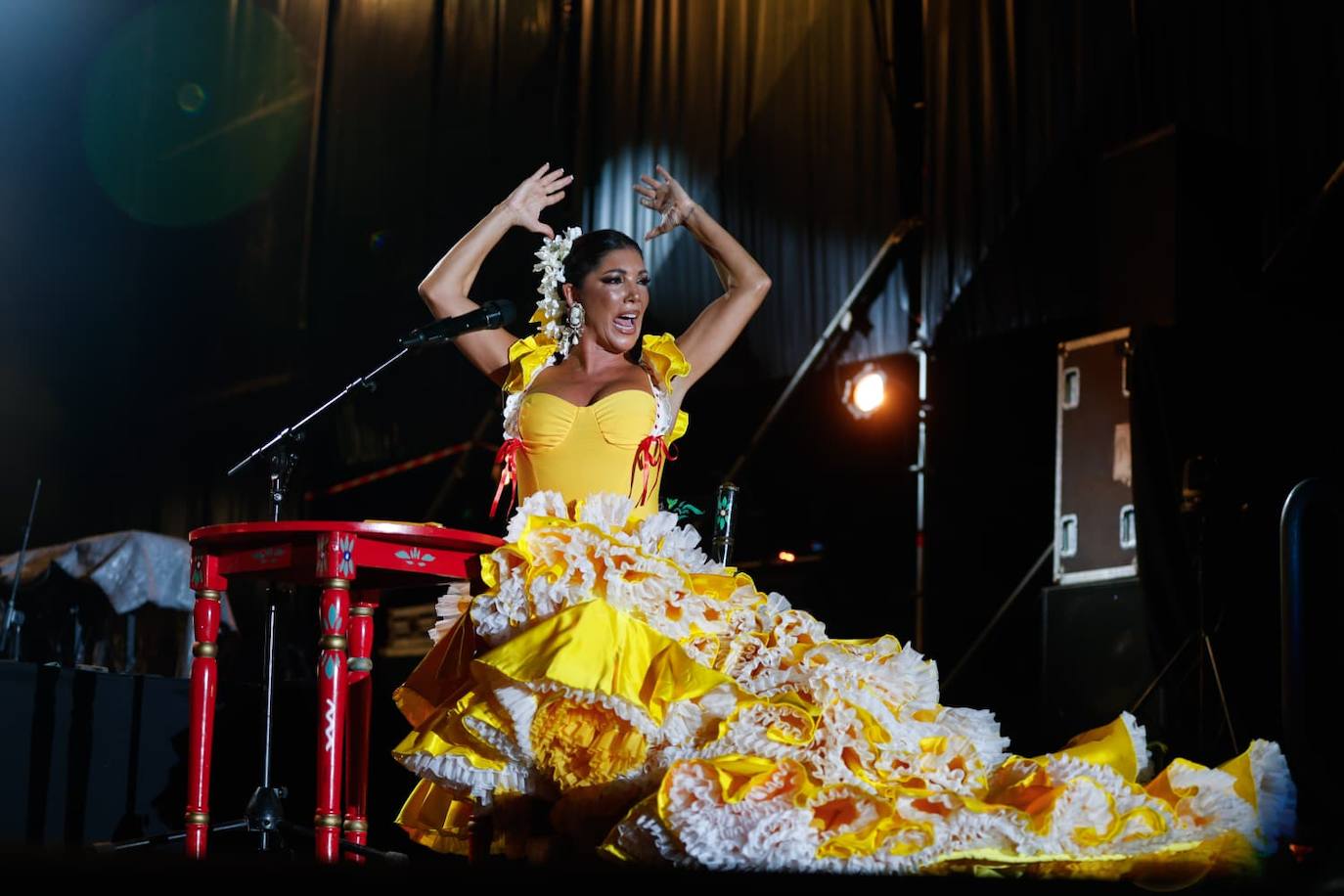 Las mejores imágenes del concierto de Hoffman, Joana Jiménez y Tamara Jerez en la Feria de Málaga 2025