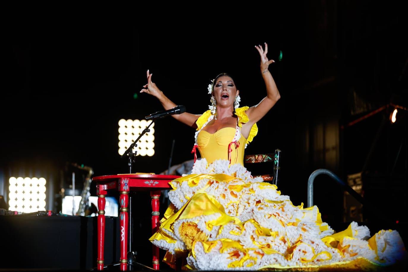 Las mejores imágenes del concierto de Hoffman, Joana Jiménez y Tamara Jerez en la Feria de Málaga 2025