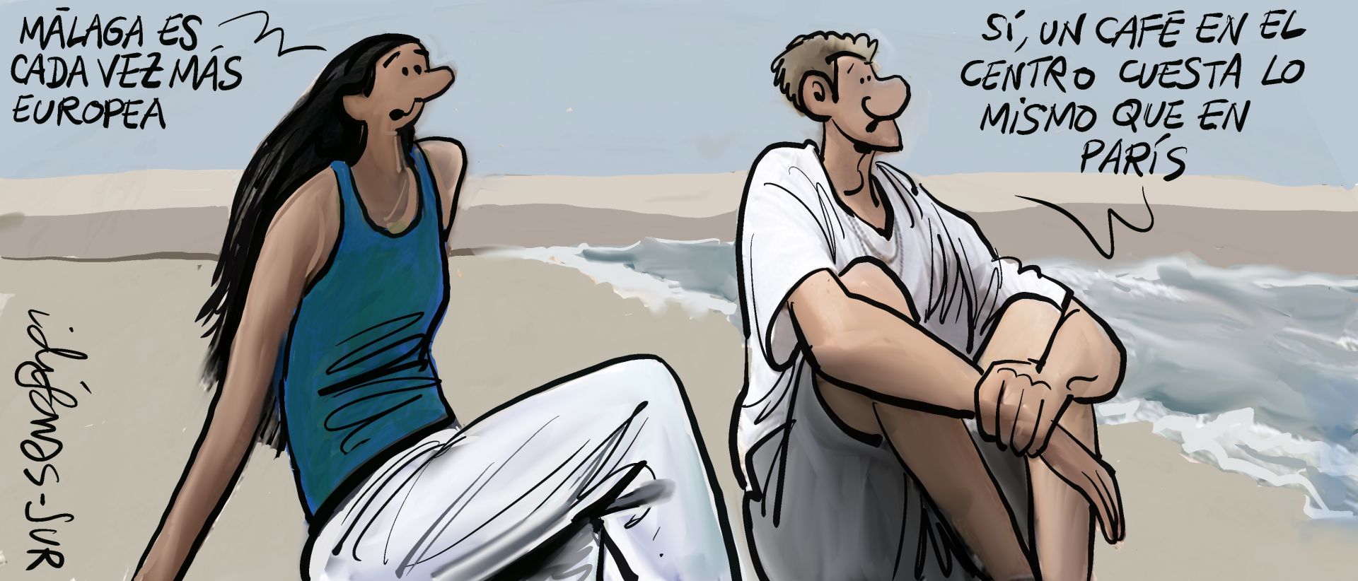 El mes de agosto, en las viñetas de Idígoras y Pachi