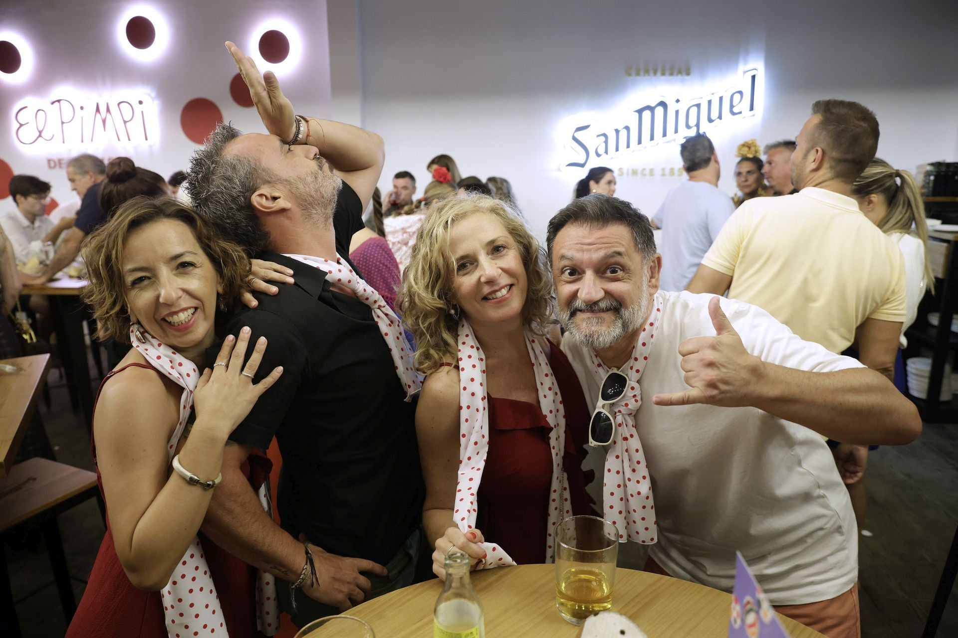 Rafa Moya, Mavi Moreno, Virgi Ruiz y Borja Ortigosa.