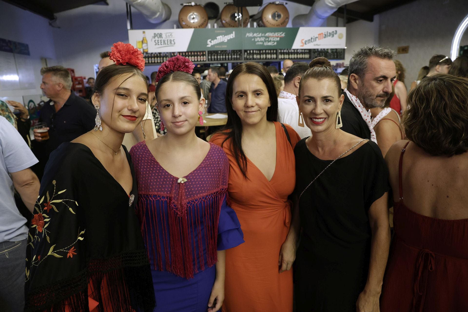 Carolina Pérez, Silma Santander, Marta Pérez y Elena Fernández.