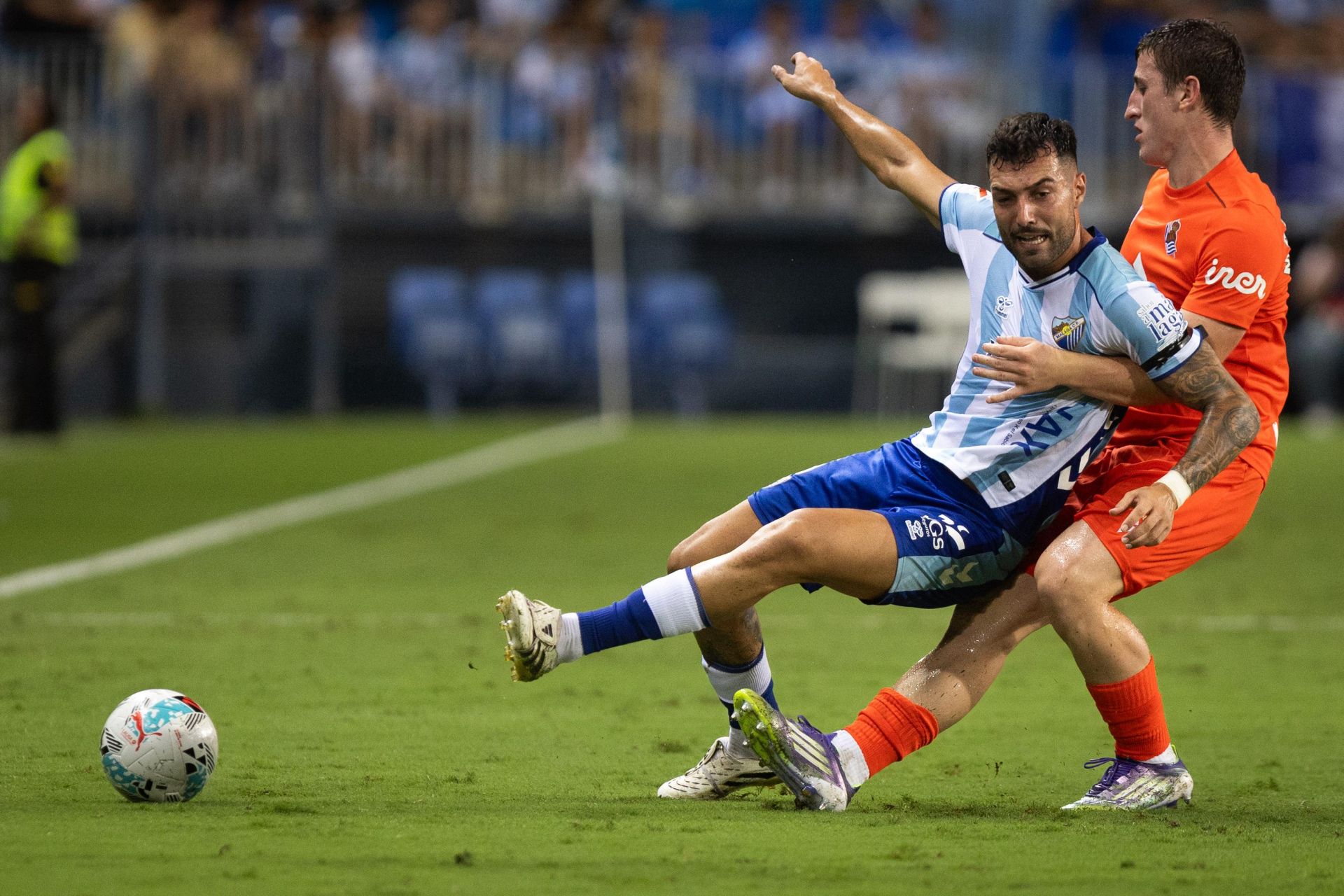 El Málaga-Real Sociedad B, en imágenes