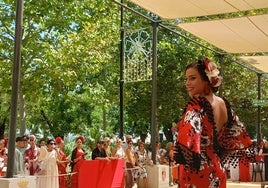 Los trajes típicos marcaron el último de los concursos de la feria.