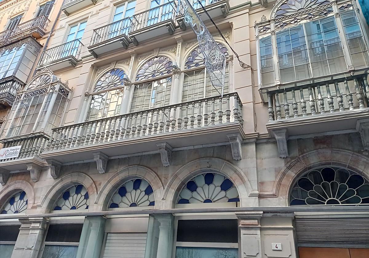 Casa levantada por Liborio García sobre el solar del convento del Ángel