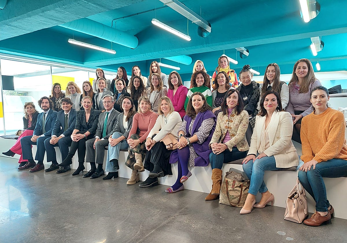 Mujeres emprendedora en un acto de la Junta de Andalucía.