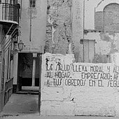 La calle Rodríguez Rubí hacia 1940.