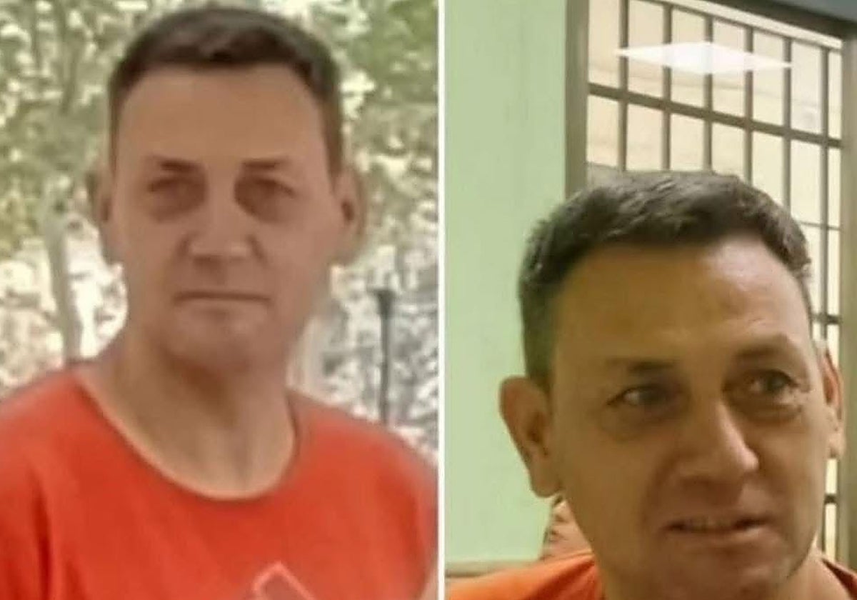 Dos imágenes de David Ruiz Hierrezuelo, el vecino de Vélez-Málaga, de 52 años, desaparecido desde el pasado sábado.