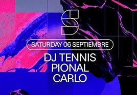 STUDIO x DJ TENNIS / PIONAL / CARLO: 6 DE SEPTIEMBRE