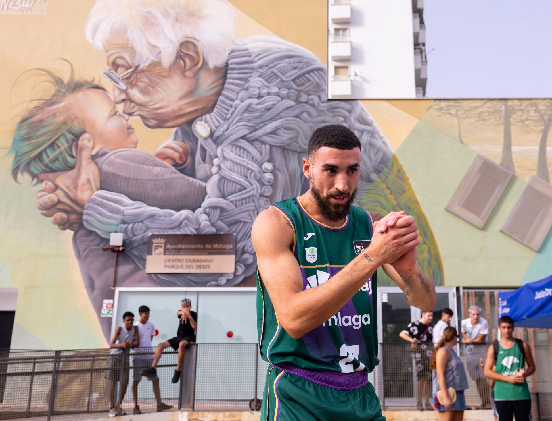 La presentación de Chris Duarte en Málaga, en imágenes