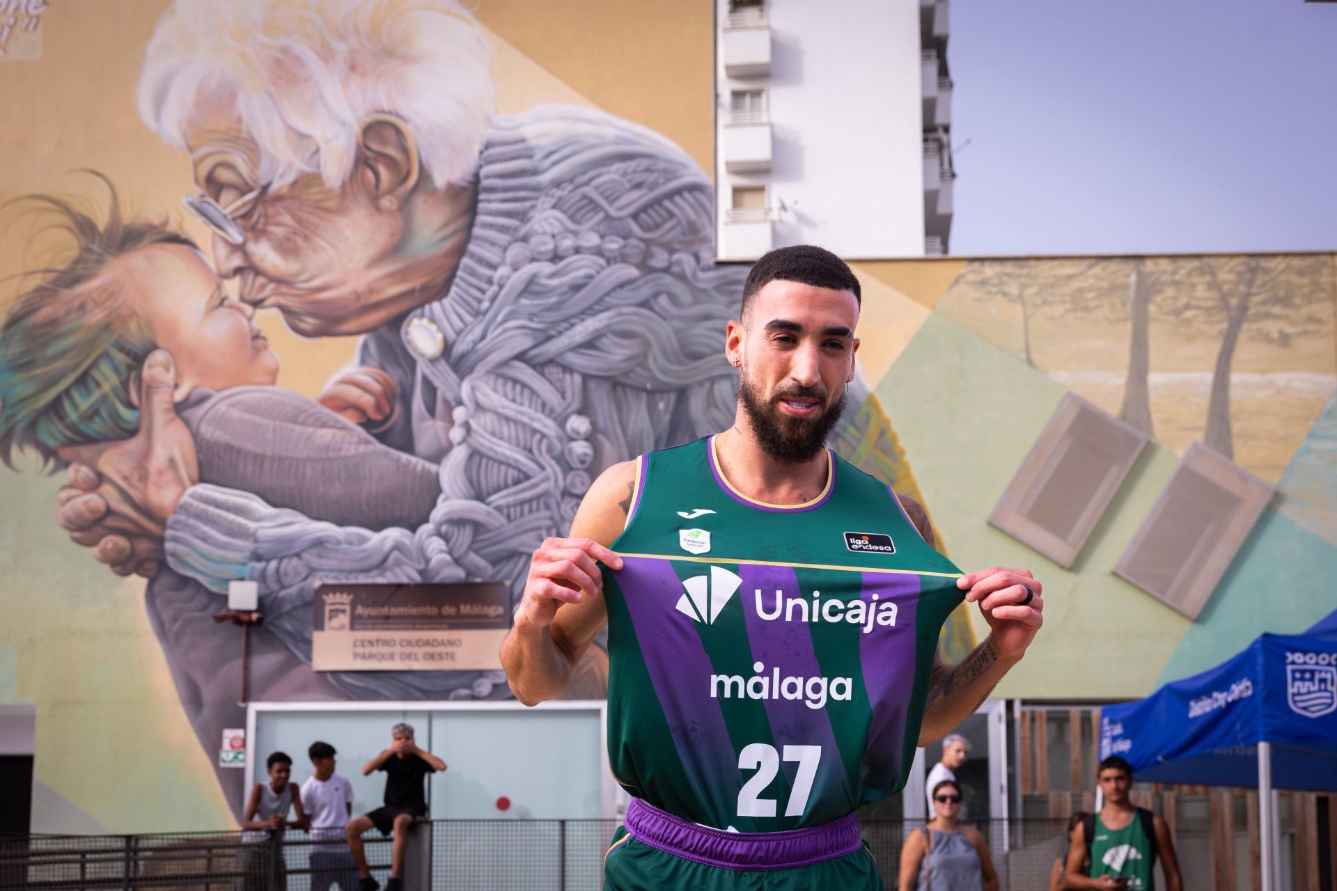 La presentación de Chris Duarte en Málaga, en imágenes