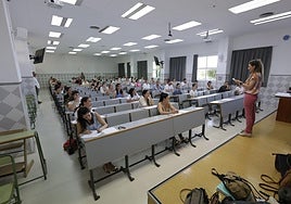 Exámenes de oposición en Málaga.