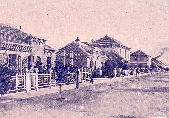 Vista de Ciudad Jardín en los años 20.