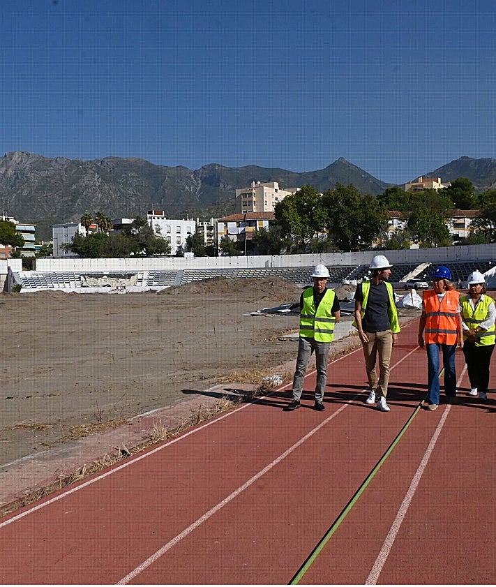 Imagen secundaria 2 - Aspecto que presenta actualmente el interior del estadio municipal.
