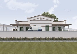 Recreación del futuro pabellón de Urgencias en el Marítimo.