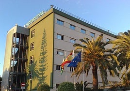 Edificio principal del Hospital Comarcal de la Axarquía