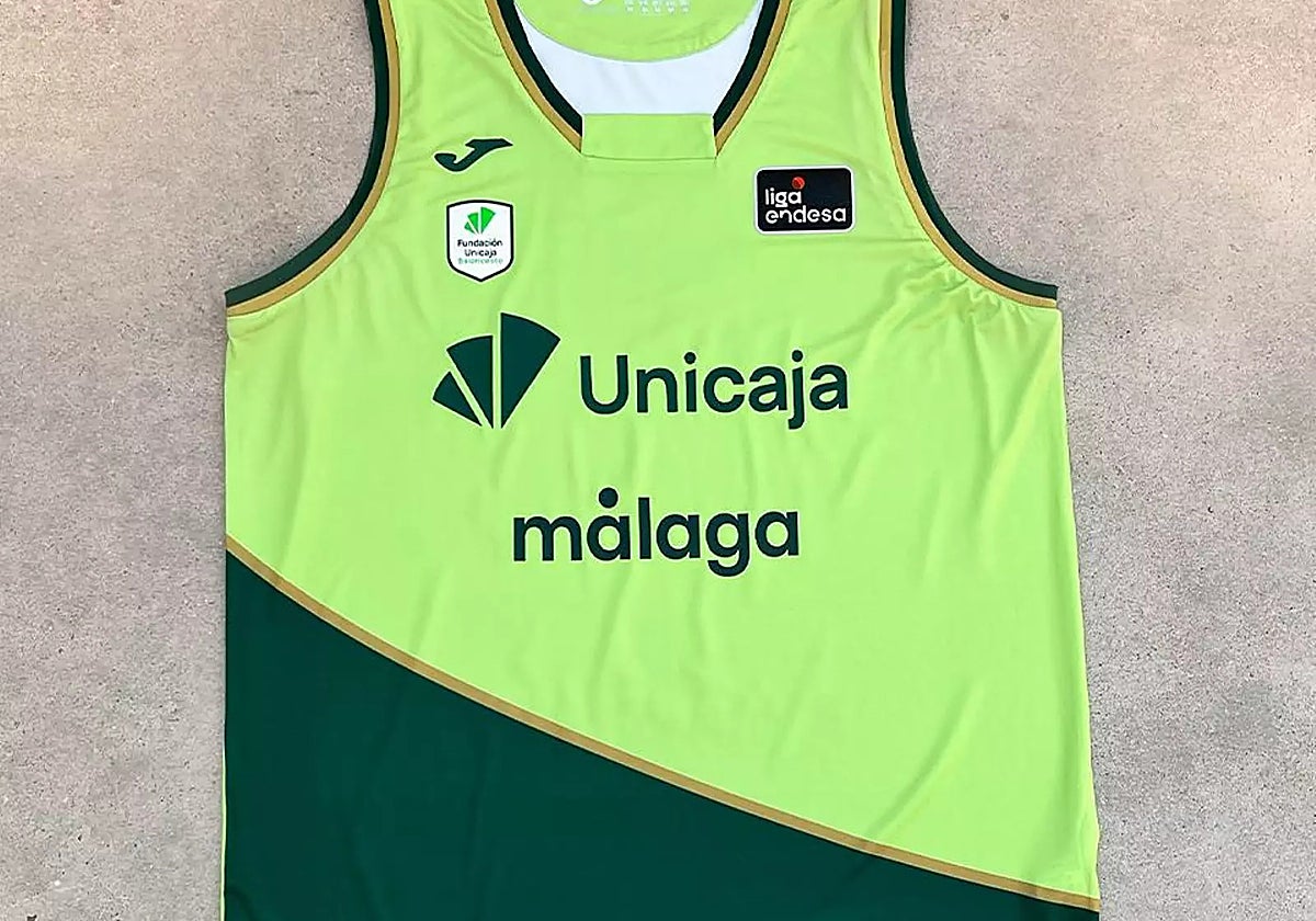 Así es la equipación visitante del Unicaja para la Liga Endesa.
