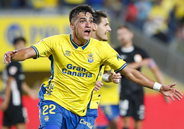 Ale García, ex del Antequera, ha marcado en los dos encuentros ligueros jugados por Las Palmas.