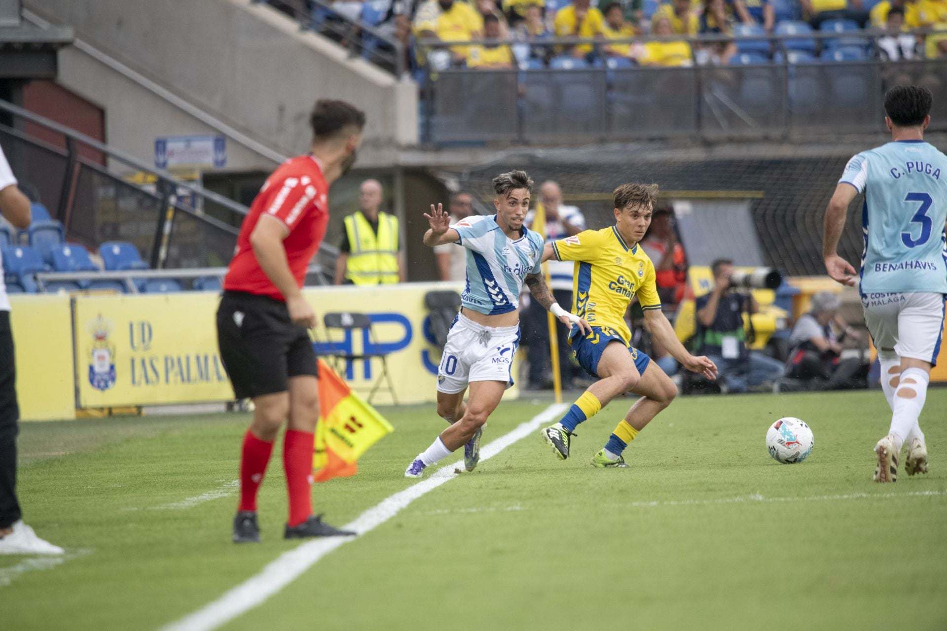El partido Las Palmas- Málaga, en imágenes