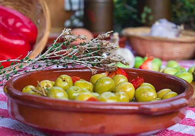 Aceitunas aloreñas.