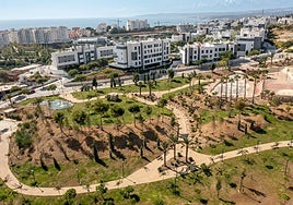 Imagen de archivo del Parque de la Hermandad en Estepona.