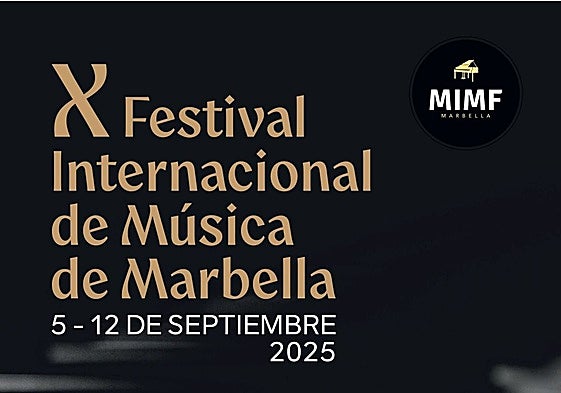 Cartel del X Festival Internacional de Música de Marbella.