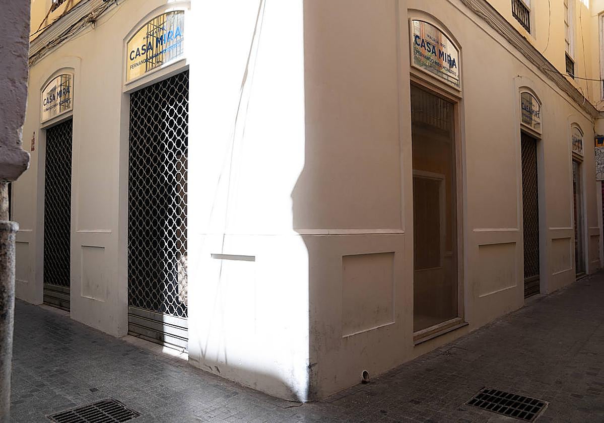 La heladería se ubicaba en un edificio del siglo XIX.