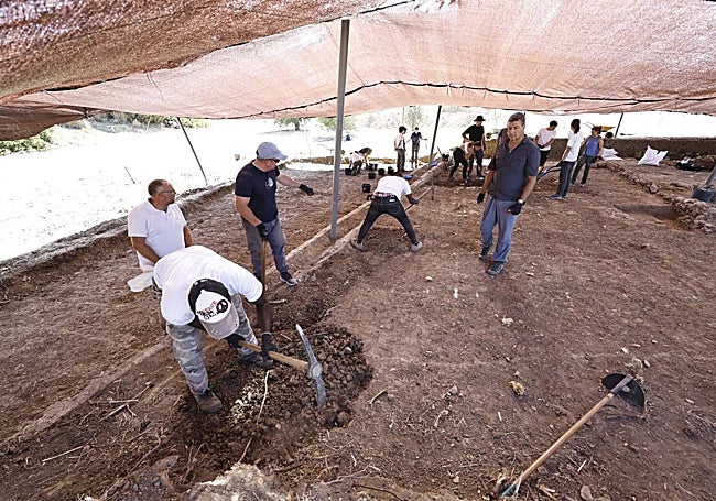 Zona de ampliación con las nuevas catas que se han abierto esta campaña.