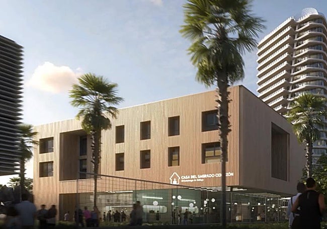 Proyecto de la nueva casa de acogida diocesana, en la esquina de la calle Orfila con Antonio Machado.