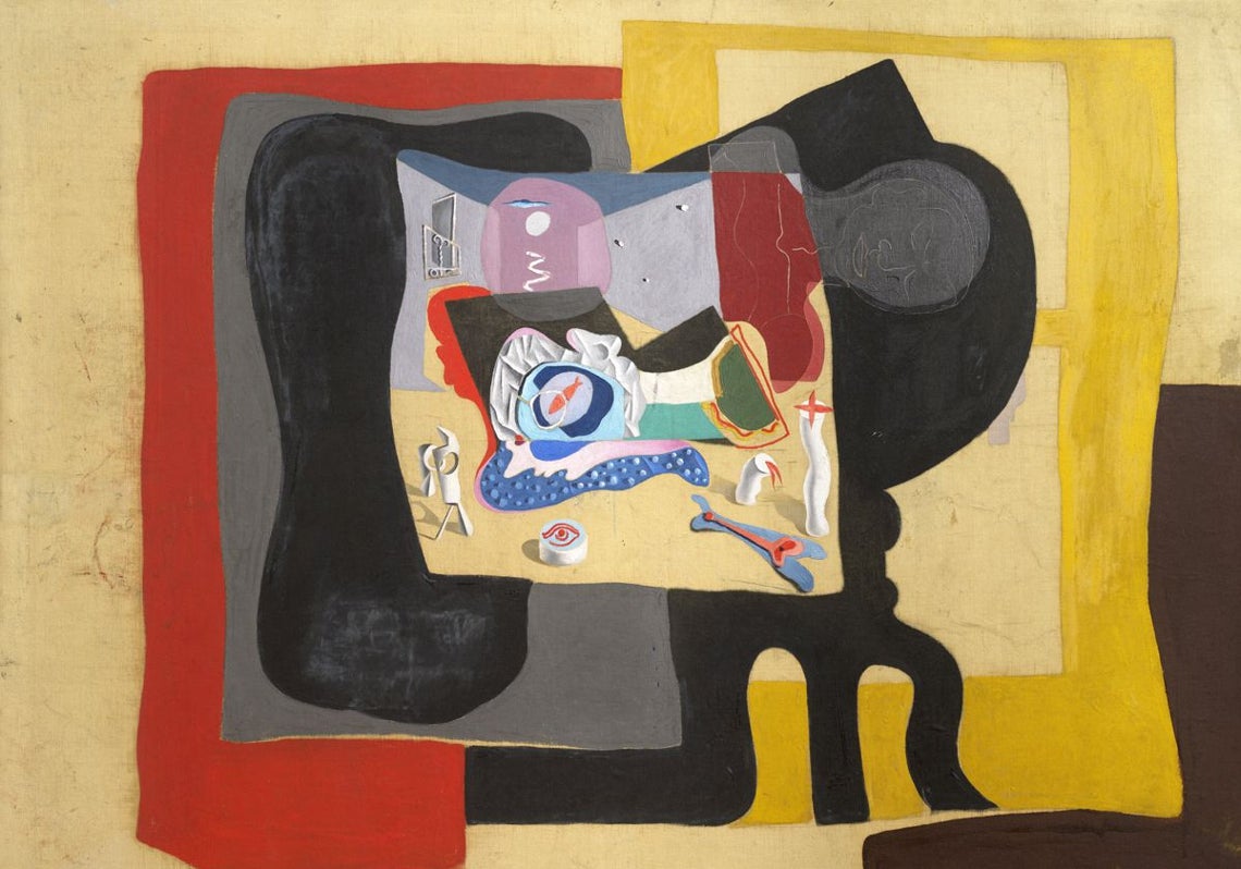 Un año después de Picasso, Salvador Dalí pintó el busto de Picasso, con varias caras y la sombra.