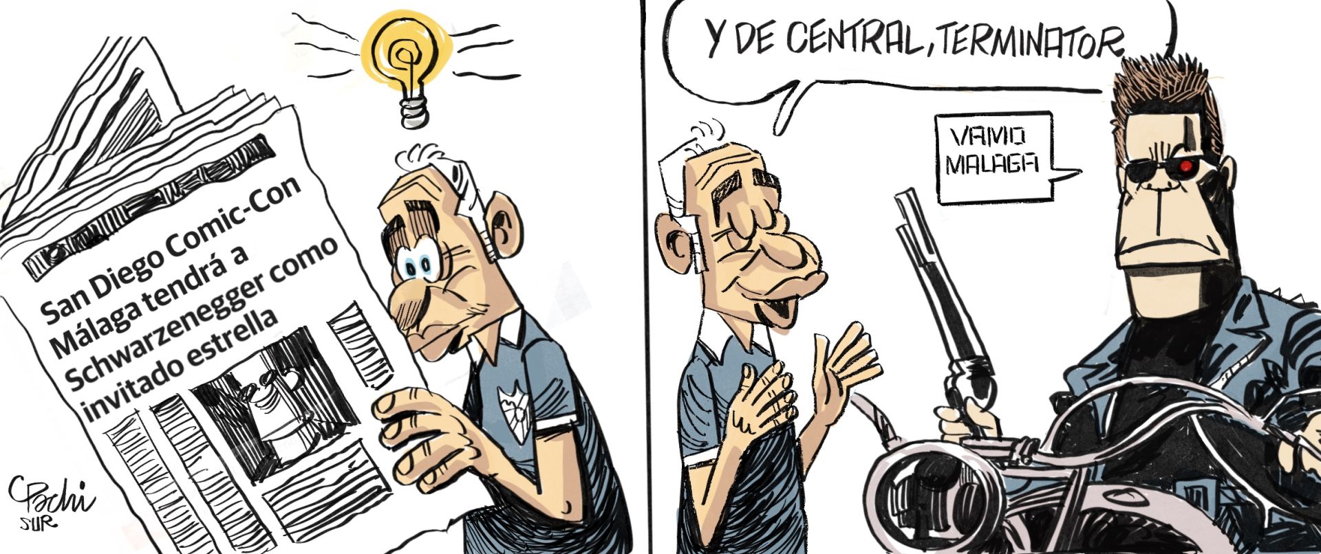 La actualidad deportiva de este mes de septiembre, en las viñetas de Pachi