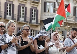 Concentración en Málaga por las víctimas del genocidio en Gaza
