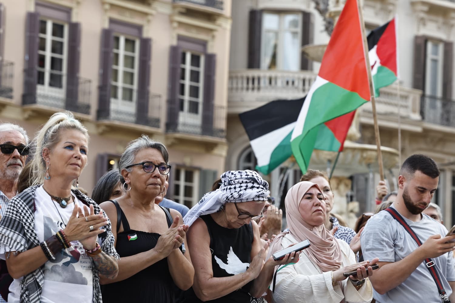Concentración en Málaga por las víctimas del genocidio en Gaza