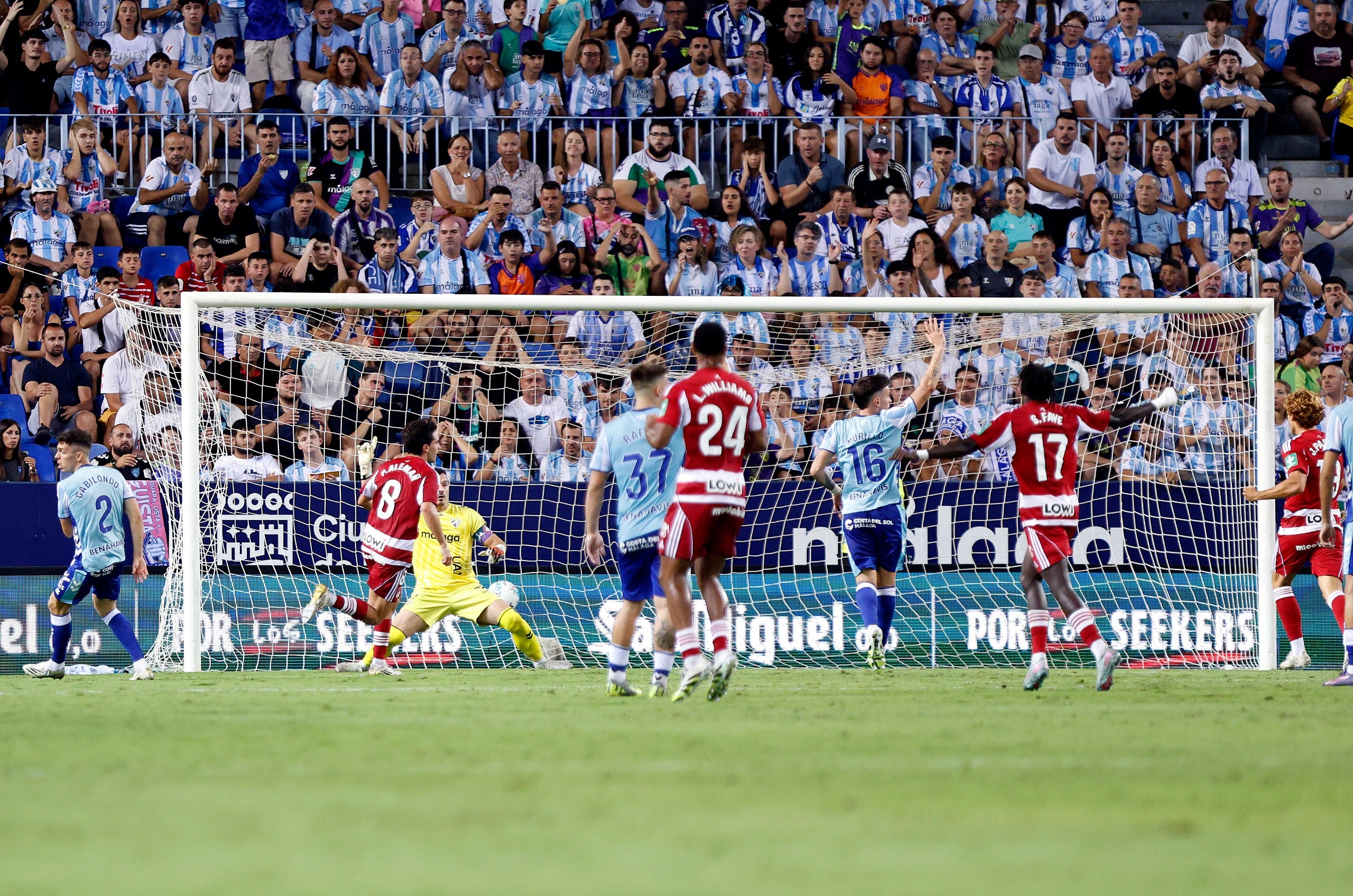Las mejores imágenes del Málaga-Granada