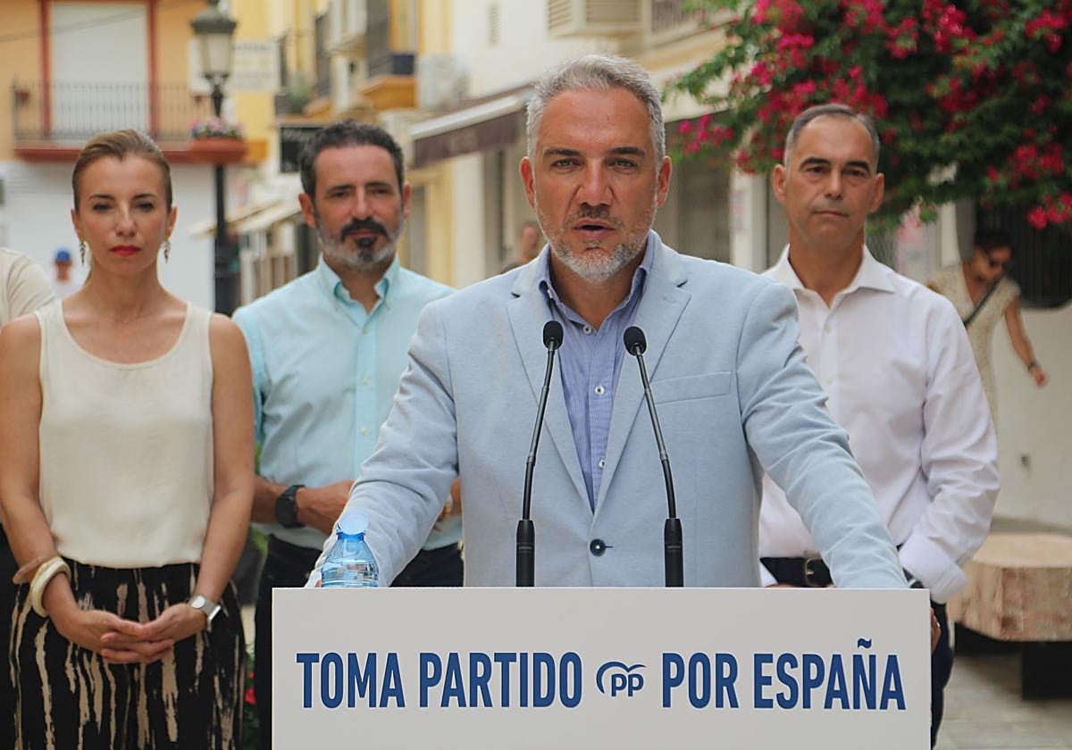 Elías Bendodo, este domingo en Benalmádena.