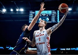 Balcerowski, con Polonia durante este Eurobasket.
