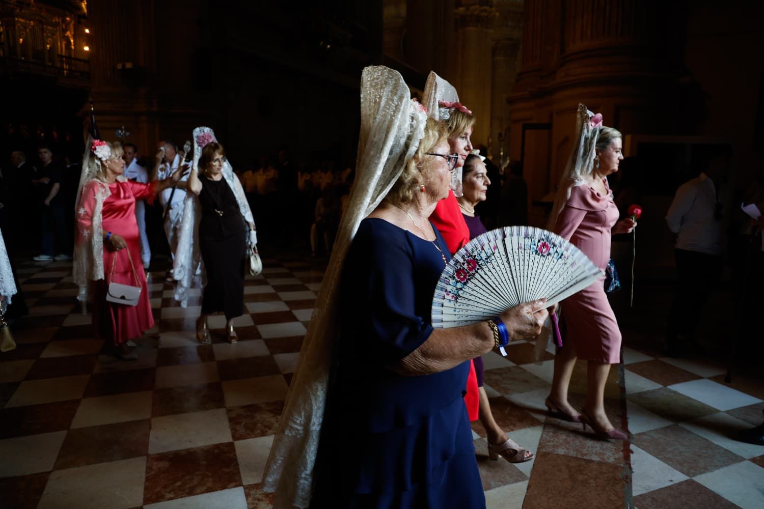 La procesión de la Virgen de la Victoria, en imágenes