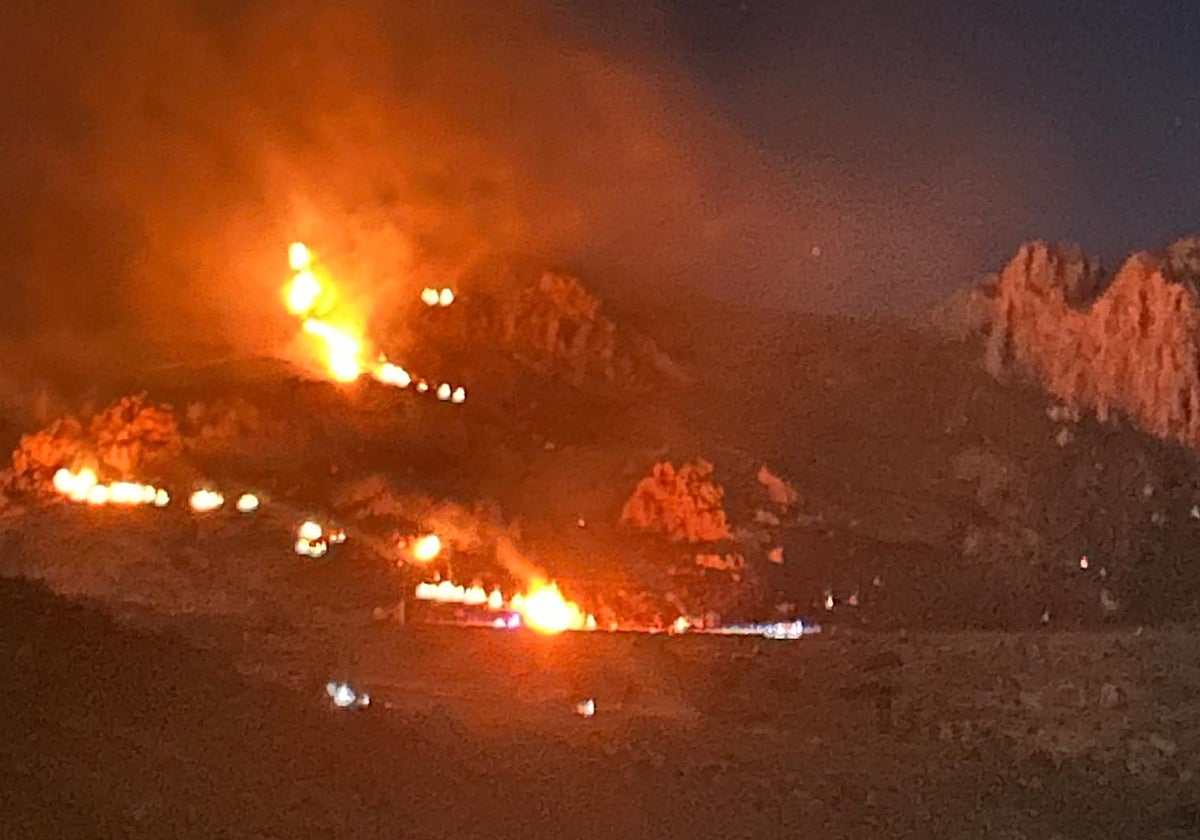 Lugar donde se ha originado el fuego.